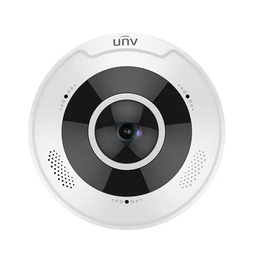 Camera IP Fisheye UNV 12MP, 360, IR 15m, Alarma, Audio, Heatmap, PoE, IP67, IK10, IPC86CEB-AF18KC-I0