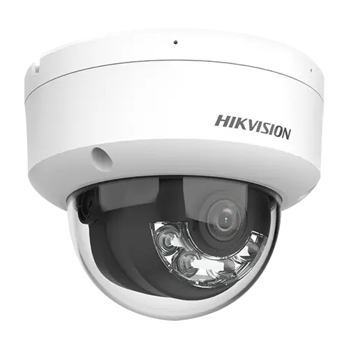 Camera IP HIKVISION 4K, AcuSense, lentila 2.8mm, IR 30m, Lumina Alba 30m, 2xMic, IK10 - DS-2CD2183G2-LIS2U-2.8mm