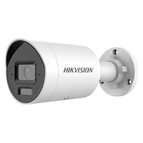 Camera IP HIKVISION, 4MP, AcuSense, 2xMicrofoane, lentila 2.8mm, IR 40m, Lumina Alba 40m, PoE, IP67 - DS-2CD2043G2-LI2U-2.8mm