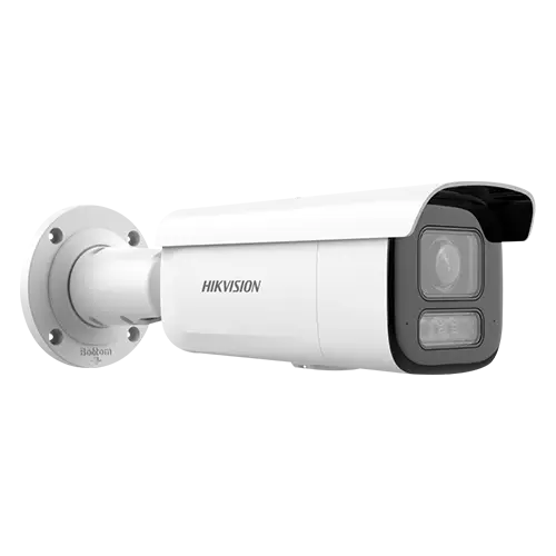 Camera IP HIKVISION, 4MP, AcuSense, lentila VF 2.8-12mm, IR 60m, WL 60m, 2xMic, IK10 - DS-2CD2643G2-LIZS2U(2.8-12mm)