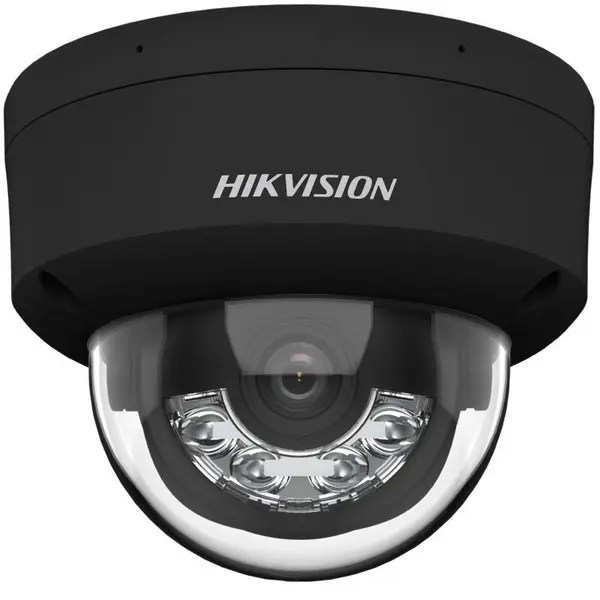 Camera IP, HIKVISION AcuSense, 4MP, lentila 2.8mm, IR 30m, WL 30m, 2xMic., Alarma, IK10, DS-2CD2143G2-LIS2U(2.8MM)/BK