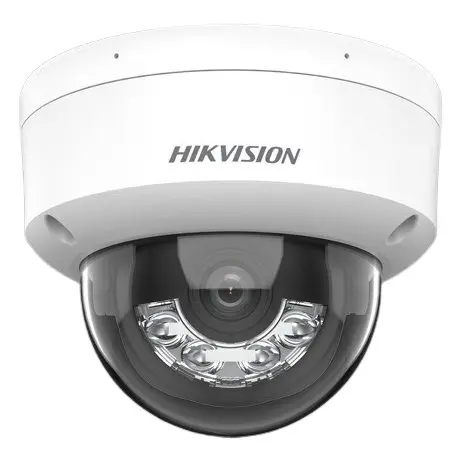 Camera IP HIKVISION DS-2CD1123G2-LIU-2.8mm, 2MP, lentila 2.8mm, Smart Hybrid Light 30m, microfon, PoE, slot card, IP67, IK08