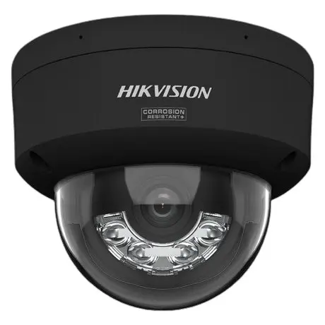 Camera IP HIKVISION DS-2CD2147G3-LIS2UY-2.8mm-BLACK, 4MP, lentila 2.8mm, Smart Hybrid Light 30m ColorVu3, microfon, Alarma, PoE, slot card, IP67, IK10