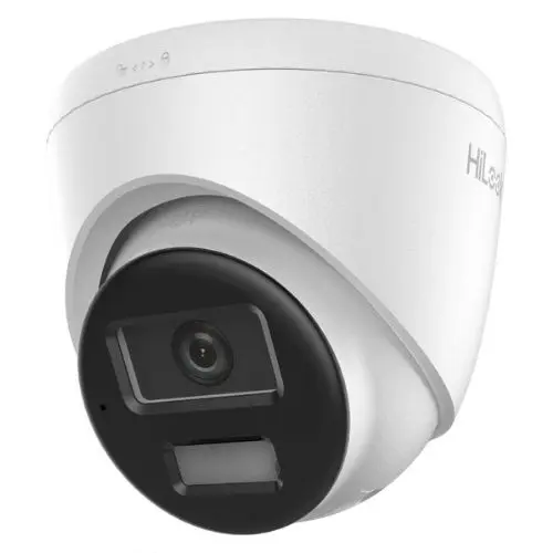 Camera IP Hikvision HiLook 2MP, Lentila 2.8mm, iluminare duala 30m, microfon-difuzor, slot card microSD, PoE, IP67 - IPC-T220HA-LUF/SL