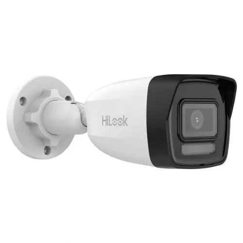 Camera IP Hikvision HiLook 6MP, lentila 2.8mm, Iluminare duala 30m, Microfon, PoE, IP67 - IPC-B160HA-LU