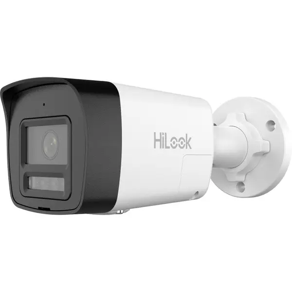 Camera IP Hikvision HiLook IPC-B180HAP-LUF/SL, 8MP, dual light 30m, slot card, microfon, difuzor, sirena, stroboscop, PoE, IP67