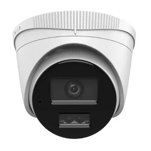 Camera IP HiLook, 2MP, Lentila 2.8mm, Smart Hybrid Light, microfon, PoE, IP67 - IPC-T220HA-LU