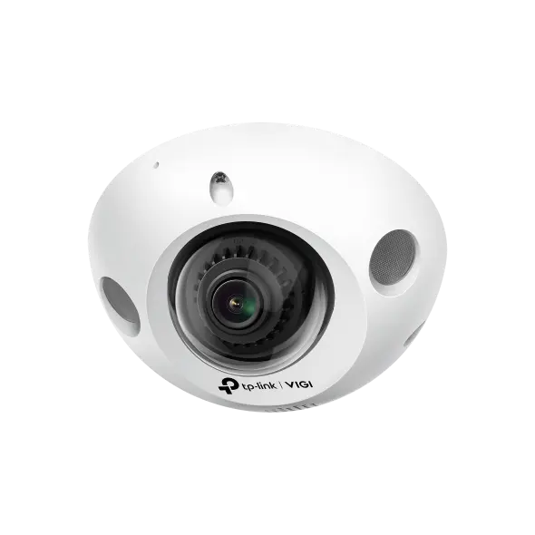 Camera IP Mini Dome TP-Link VIGI C230I Mini, 3MP, IR 30m, lentila fixa 2.8mm, PoE, microfon si difuzor, IK08, VIGI C230I MINI(2.8MM)