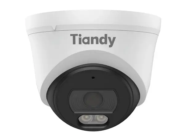 Camera IP turret Tiandy 4MP Dual Light IR 30m LED alb 15m lentila 2.8mm microfon PoE IP67 microSD AI TC-C34XS-2ETA-28