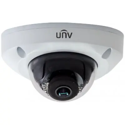Camera IP Uniview IPC314SR-DVPF28 4MP, 2.8mm, Smart IR 15m, microfon integrat, ePoE, H.265, slot card microSD