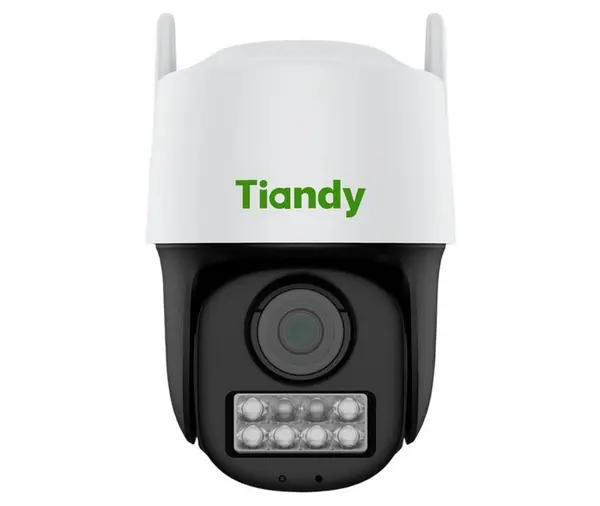 Camera IP WiFi PT exterior Tiandy 5MP Dual Light IR 50m LED alb 15m lentila 4mm microfon difuzor microSD IP66 TC-H353N-I5W-C-WIFI-Eu-4mm-V4.2