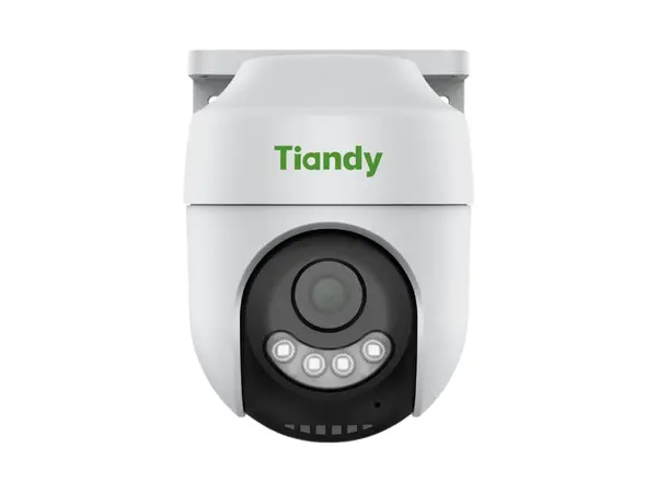 Camera IP WiFi PT Tiandy 3MP Dual Light IR 30m LED alb 15m lentila 4mm microfon difuzor alarma microSD IP66 TC-H333K-AK-I5W-WIFI-Eu-4mm