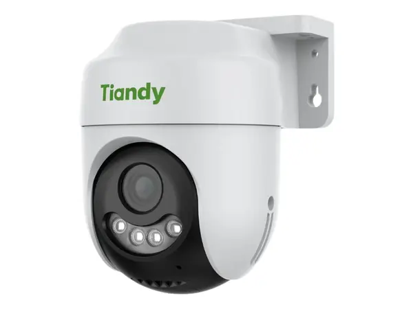 Camera IP WiFi PT Tiandy 3MP Dual Light IR 50m LED alb 15m lentila 4mm microfon difuzor alarma microSD IP66 TC-H333N-I5W-C-WIFI-Eu-4mm-V4.2