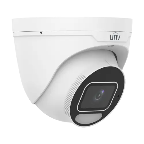 Camera IP Wise-ISP ColorHunter, 4MP, lentila 2.8mm, WL 30m, Mic, Alarm, PoE, Color 24/7, IK10 - UNV IPC3634SE-ADF28K-WP-I1