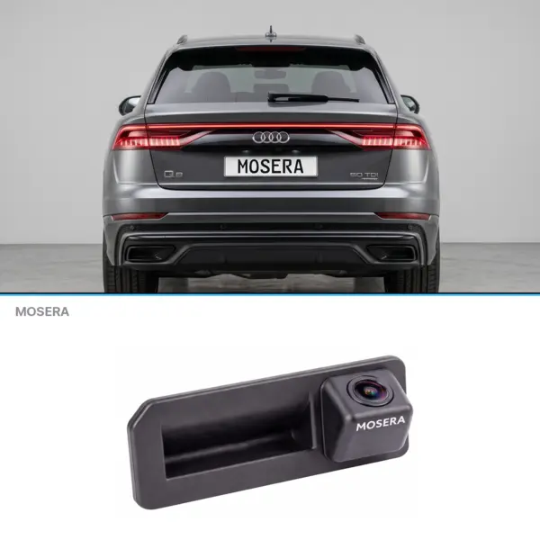 Cameră marșarier Audi Q8 2019+ în mâner AHD 1080P NTSC MOSERA