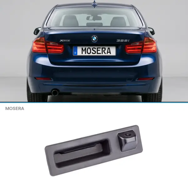 Cameră marșarier BMW Seria 3 Sedan 2011-2017 în mâner AHD 1080P NTSC MOSERA