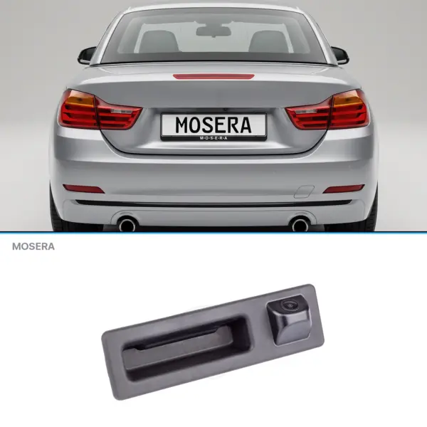 Cameră marșarier BMW Seria 4 Cabrio 2013-2017 în mâner AHD 1080P NTSC MOSERA