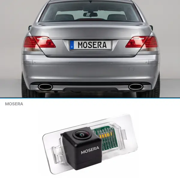 Cameră marșarier BMW Seria 7 E65, E66, E67 2001-2009 AHD 1080P NTSC MOSERA