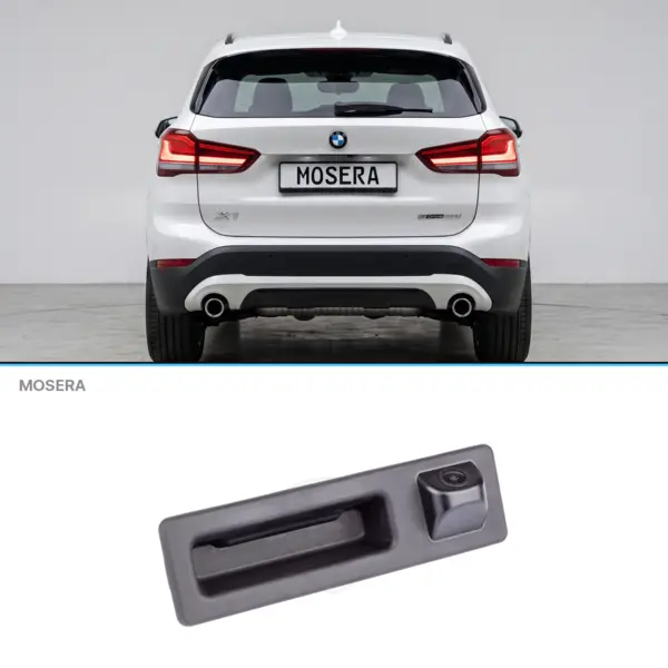 Cameră marșarier BMW X1 2014-2017 în mâner AHD 1080P NTSC MOSERA