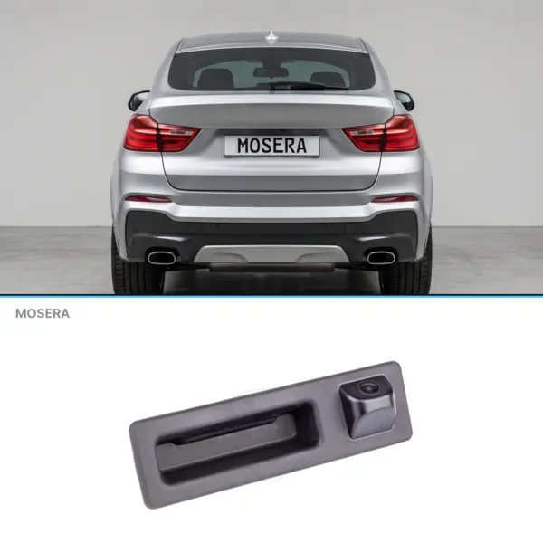 Cameră marșarier BMW X4 2013-2017 în mâner AHD 1080P NTSC MOSERA