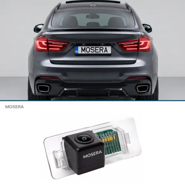 Cameră marșarier BMW X6 F16, F86 2014-2018 AHD 1080P NTSC MOSERA