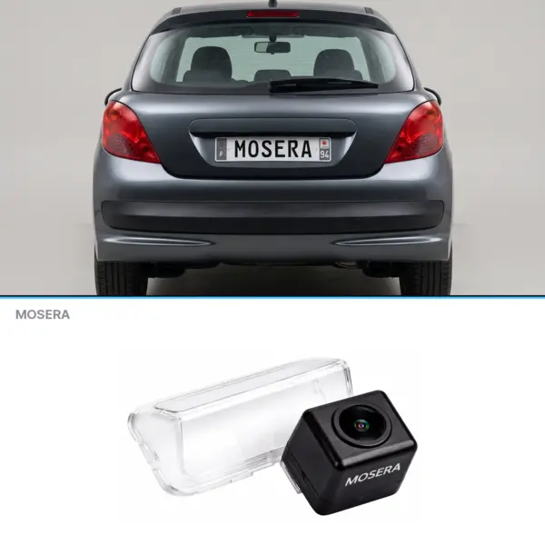 Cameră marșarier Peugeot 207 2008-2015 AHD 1080P NTSC MOSERA