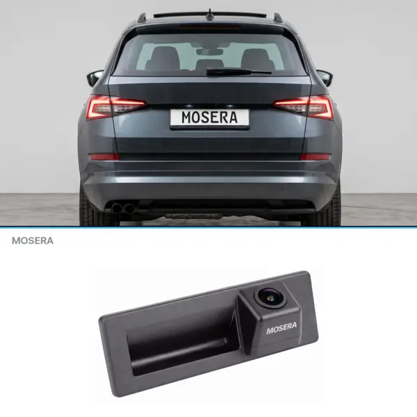 Cameră marșarier Skoda Kodiaq 2017+ în mâner AHD 1080P NTSC MOSERA