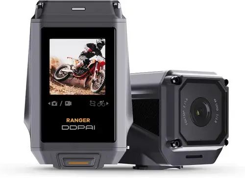 Camera Moto DDPAI Ranger, 4K, Wi-Fi, Afisaj 1.3inch, SR4.0, NightVIS, Unghi 150 grade, Stabilizare tripla (Negru)