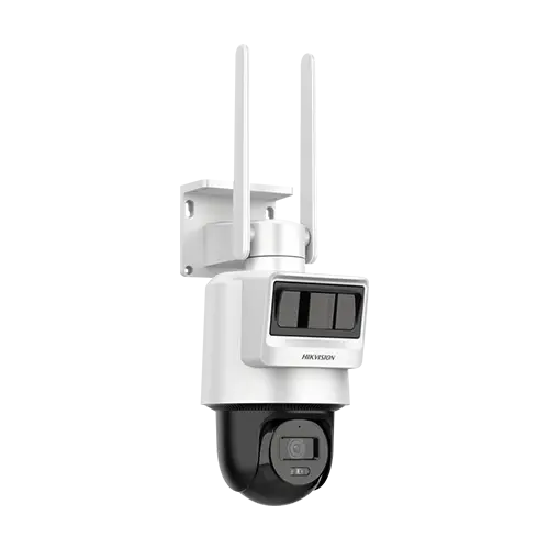 Camera PT IP, 4MP, 4G, 2.8mm, IR 30m, Audio, PIR+Radar, Panou solar, Acumulator - Hikvision DS-2DE2C400IWG-K-4G-C05S10-2.8mm