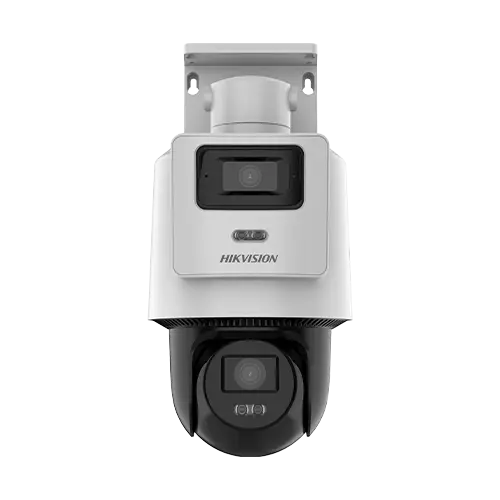 Camera PTZ IP Hikvision, TandemVu, 4+4MP, lentile 2.8/8mm, IR 30m, WL 30m, Microfon, Difuzor - DS-2SE2C400MWG-E14-2.8/8mm