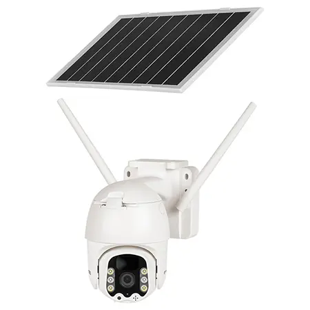Camera rotativa Speed Dome Kruger&Matz 4G cu panou solar, 3MP, IR 30m, Audio, Card Sim, Difuzor, Connect C100 KM2214.1