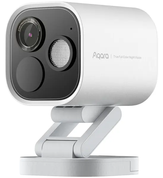 Cameră smart Aqara - Camera Hub G5 Pro, 133°, PoE, albă