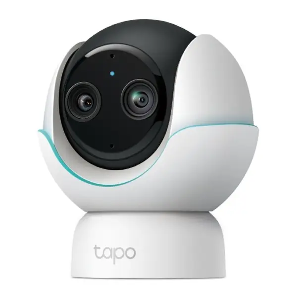 Camera smart baby monitor TP-Link Tapo C840, Dual-Lens 2K QHD 4MP + 1080p, Pan/Tilt 360, IR 940nm/850nm, WiFi 2.4/5GHz, microfon si difuzor, microSD 512GB