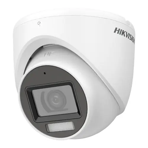Camera supraveghere, 2MP, lentila 2.8mm, IR 30m, WL 20m, Microfon, IP67 - Hikvision DS-2CE76D0T-LMFS-2.8mm