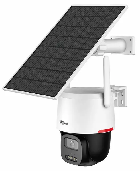 Camera supraveghere 4G cu panou solar Dahua APOLLO BP3EW-4GP, 3MP, rotire, inclinare, Full-Color 20m, detectie AI om/vehicul, AOV 24/7, audio, slot microSD, IP66