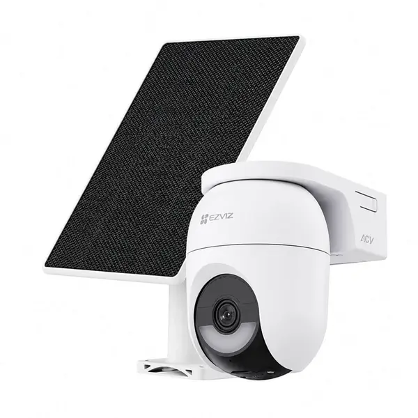 Camera supraveghere 4G si Wi-Fi EZVIZ CB8 Lite, 4MP, 4mm, AOV 2.0, detectie AI, audio bidirectional, panou solar, IP65, CS-CB8c/SP (4MP.W4GA)
