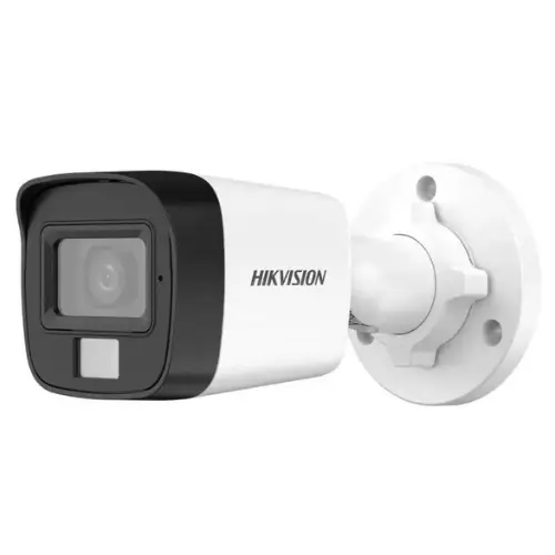 Camera supraveghere analog Smart Hybrid Light 2 MP, lentila 2.8mm, IR 25m, WL 20M, Mini Bullet - Hikvision DS-2CE16D0T-LPFS-2.8mm