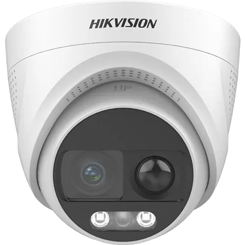 Camera supraveghere ColorVu Analogica, 4K cu PIR 11 m, lentila 2.8mm, WL 20 m, Audio, Alarma, IP67 - HIKVISION DS-2CE72UF3T-PIRXO-2.8mm