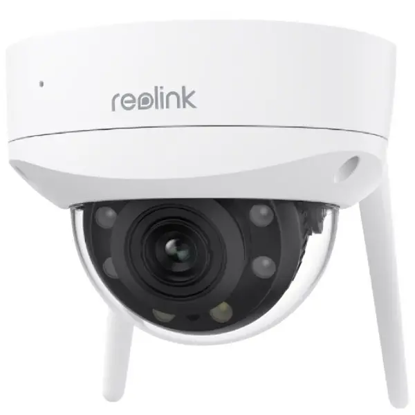 Camera supraveghere Dome wireless Wi-Fi 6 Reolink FullColor W437, 4K, Lumina alba / IR 30m, 2.7-13.5 mm, microfon si difuzor, slot card, vizualizare d
