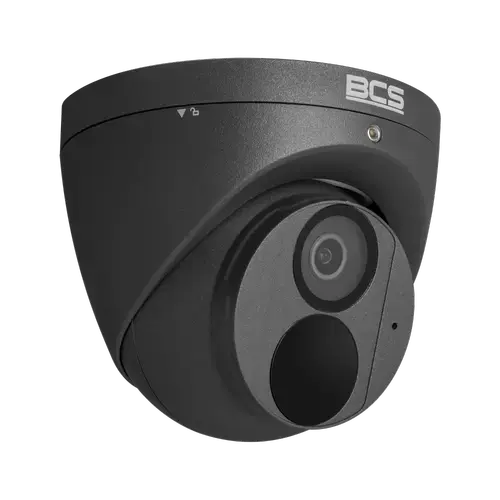 Camera supraveghere exterior BCS Point BCS-P-EIP28FWR3-Ai2-G, Dome, NDAA, 8MP 3840x2160, 2.8mm, IR 30m, IP67 (Negru)