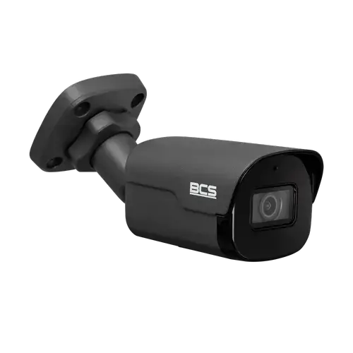 Camera supraveghere exterior BCS POINT BCS-P-TIP25FSR4-AI2-G, Bullet, NDAA, 5MP 2880x1620, 2.8mm, IR 40m, PoE, IP67 (Negru)
