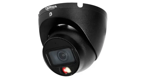Camera supraveghere exterior Dahua IPC-HDW1639T-A-IL-0280B-S6-BK, 6 MP, Smart Dual Light, iluminare duala 30m, 2.8mm, microfon, detectie umana, PoE, IP67