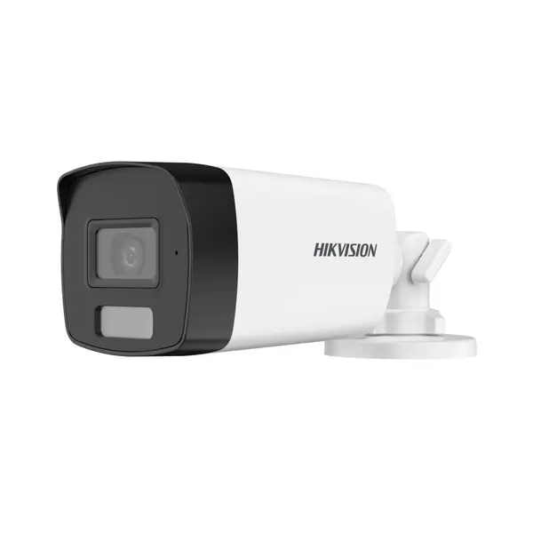 Camera supraveghere exterior Hikvision Smart Hybrid Light DS-2CE17K0T-LFS, 5 MP, 2.8 mm, IR/lumina alba 40 m