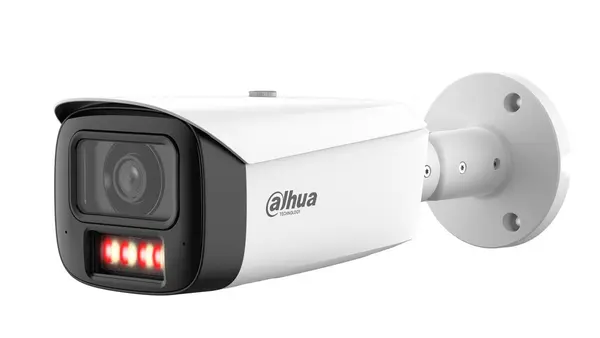 Camera supraveghere exterior IP bullet Dahua IPC-UFW4659T1-AS-PV-0280B, 6 MP, Smart Dual Light, Microfon si Difuzor, AI, PoE, IP67