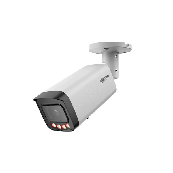 Camera supraveghere exterior IP cu iluminare duala Dahua WizSense IPC-HFW21249T-AS-IL, 12 MP, 2.8 mm, IR/lumina calda 30 m, microfon, alarma, slot card, PoE