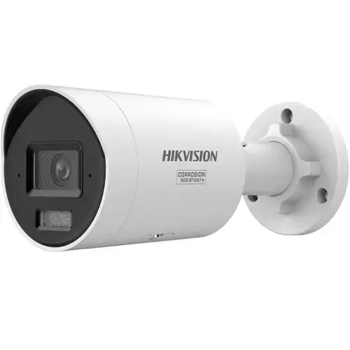 Camera supraveghere exterior IP cu iluminare duala Hikvision ColorVu DS-2CD2087G3-LI2UY, 8 MP, 2.8 mm, IR/lumina alba 40 m, microfon dual, slot card, PoE