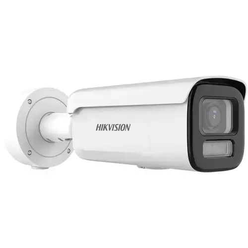 Camera supraveghere exterior IP cu iluminare duala Hikvision ColorVu DS-2CD2687G3-LIZSY, 8 MP, 2.8 - 12 mm, motorizat, IR / lumina alba 60 m, slot card, anti-coroziune, PoE
