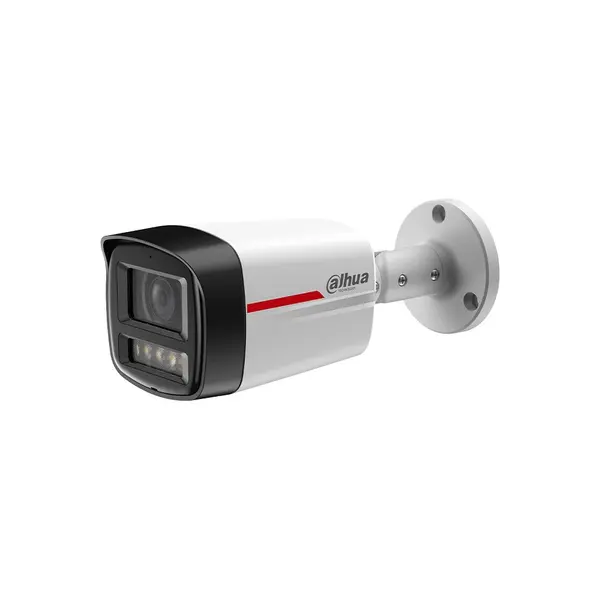 Camera supraveghere exterior IP Dahua WizSense IPC-HFW2649TL-S-PRO, 6 MP, 3.6 mm, lumina calda 50 m, microfon, slot card, PoE