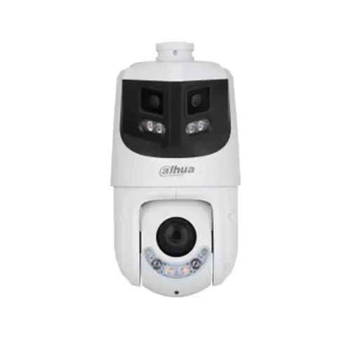 Camera supraveghere exterior IP Speed Dome PTZ Dahua Starlight TiOC SDT4E425-8P-GB-APV1, 8MP + 4MP, 5 - 125mm, IR/lumina alba 100m/50m, 25x, slot card, Smart tracking, panoramic, PoE+