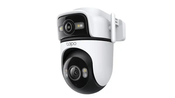 Camera supraveghere exterior Tapo C545D, obiectiv dual, rotatie si inclinare din telefon, 2K 3MP, AI, IP66, Viziune nocturna color